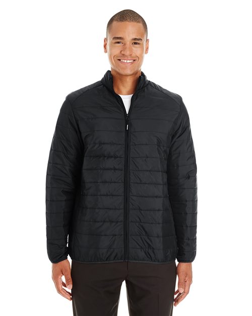 Men's Tall Prevail Packable Puffer - - 13435 295A7 AB Exclusive Brands CA New ab CE700T CORE365 Full-Zips Jackets Long Sleeves Mens & Unisex New AB Outerwear Packables Performance Pockets Polyester - 100% Puffers S&S Exclusive Brands Talls Water Resistant Zips