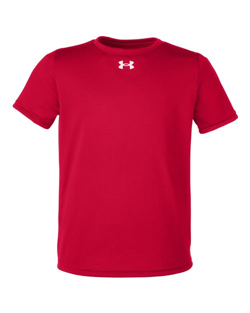 Under Armour 1377487, Youth Tech Team T-shirt, Red/ White