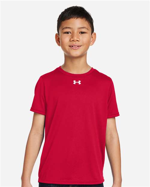 Under Armour 1377487, Youth Tech Team T-shirt, Red/ White