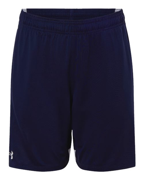 Under Armour 6000589, Youth Tech Vent Athletic Shorts, Midnight Navy/ White