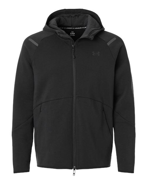 Under Armour 1379806, Men's Unstoppable Fleece Full-zip, Black/ Black