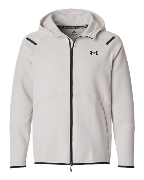 Under Armour 1379806, Men's Unstoppable Fleece Full-zip, Summit White/ Black