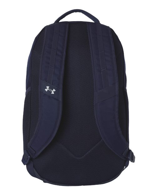 Under Armour 1384672, Hustle Backpack 6.0, Midnight Navy/ Metallic Silver