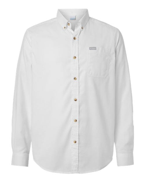 Columbia 155205, Men's Rapid Rivers Ii Shirt, White Oxford