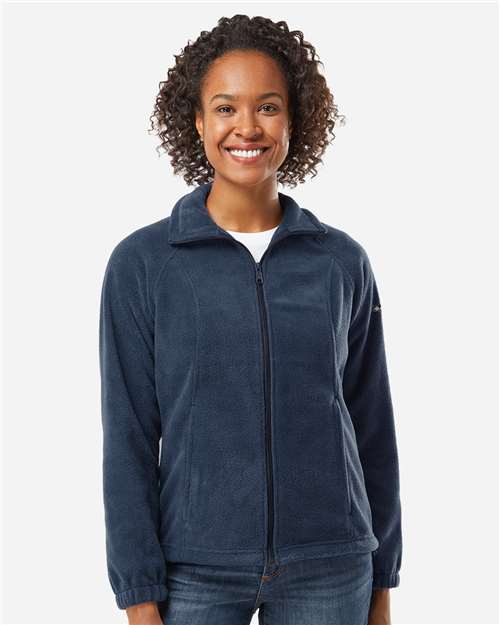 Columbia 212470, Women’s Benton Springs Fleece Full-zip Jacket, Collegiate Navy