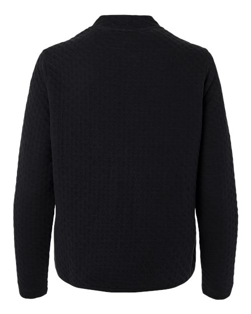 Devon & Jones DG740W, Women's Berkeley Textured Full-zip Jacket, Black