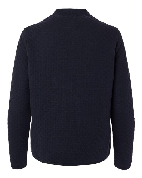 Devon & Jones DG740W, Women's Berkeley Textured Full-zip Jacket, Navy