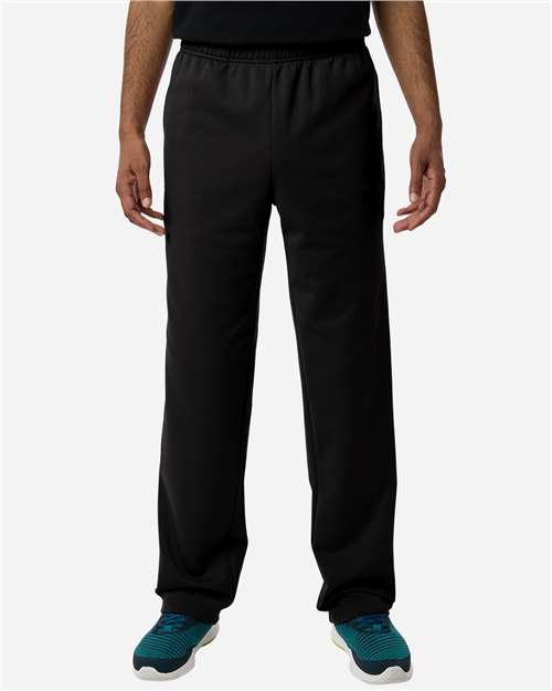 Team 365 TT805, Unisex Squad Tech Fleece Pants, Black