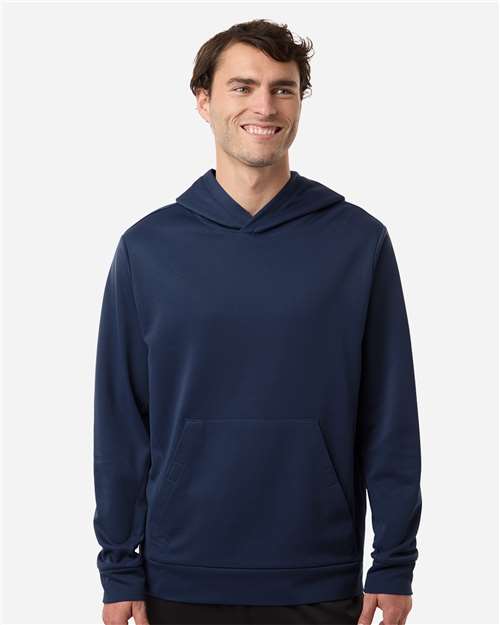 Team 365 TT400, Unisex Squad Hooded Tech Fleece Pullover, Sport Dark Navy