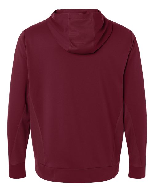 Team 365 TT400, Unisex Squad Hooded Tech Fleece Pullover, Sport Maroon
