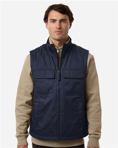 Harriton M723, Unisex Climabloc Station Vest, Dark Navy