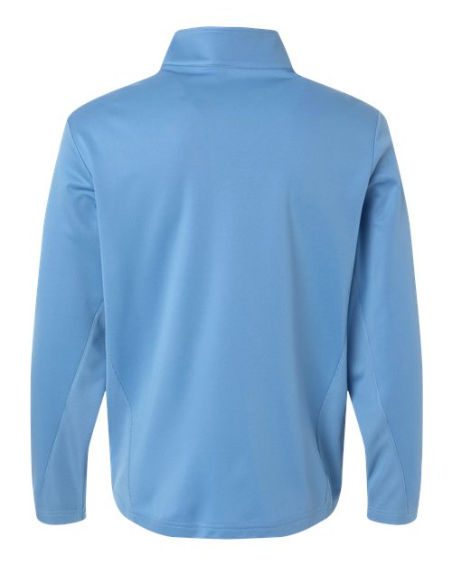 Team 365 TT401, Unisex Squad Cadet Quarter-zip Tech Fleece Pullover, Sport Light Blue