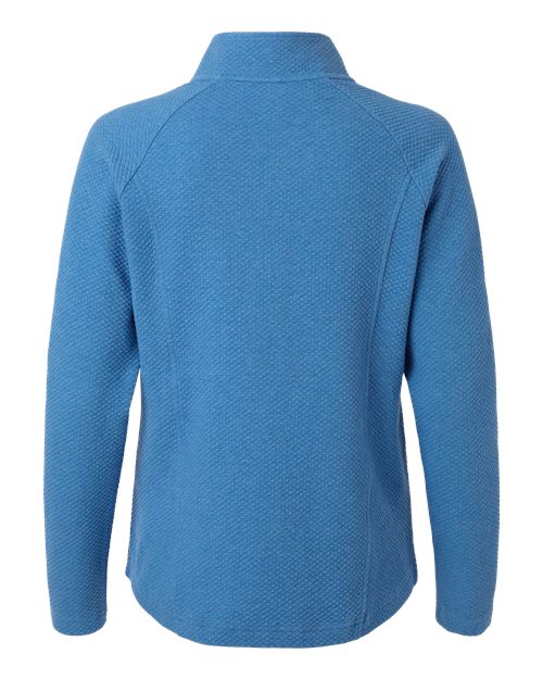 North End NE727W, Women's Spirit Textured Full-zip, Light Nautical Blue Heather