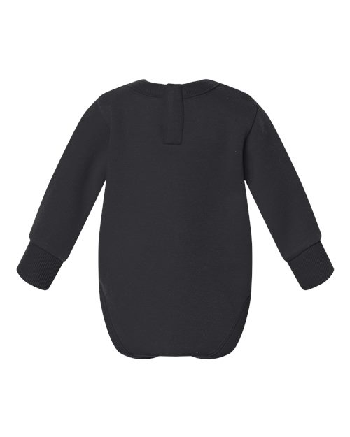 Rabbit Skins 3421, Infant Fleece Bodysuit, Black