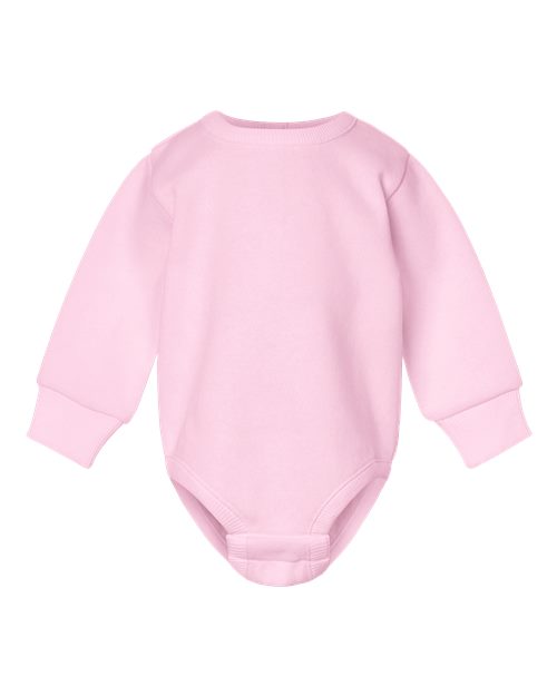 Rabbit Skins 3421, Infant Fleece Bodysuit, Pink