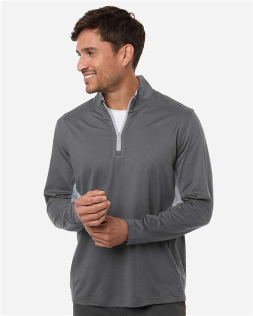 Puma Golf 628858, Men's Pure 2.0 Quarter-zip, Slate Sky/ Ash Grey