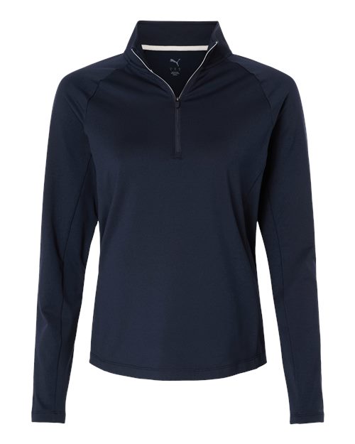Puma Golf 629449, Women's Pure 2.0 Quarter-zip Pullover, Deep Navy