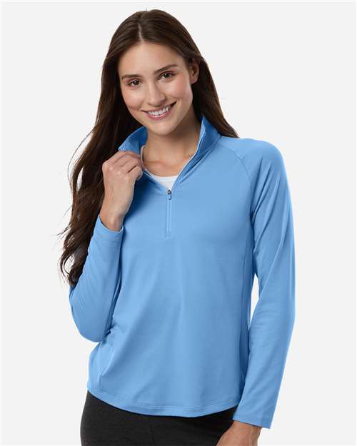 Puma Golf 629449, Women's Pure 2.0 Quarter-zip Pullover, Team Light Blue