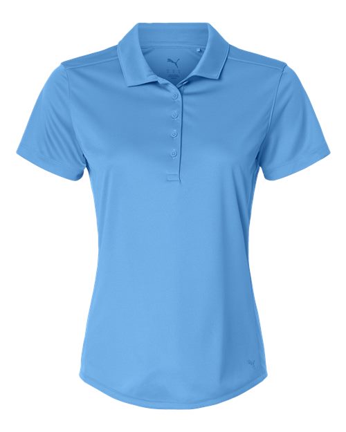 Puma Golf 629944, Womens Pure 2.0 Polo, Team Light Blue