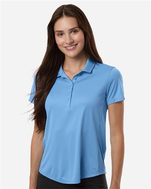Puma Golf 629944, Womens Pure 2.0 Polo, Team Light Blue