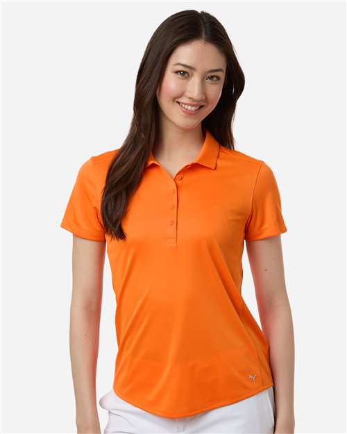 Puma Golf 629944, Womens Pure 2.0 Polo, Rickie Orange