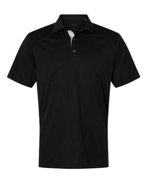 Puma Golf 629948, Men's Pure 2.0 Polo, Puma Black