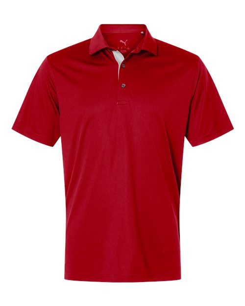 Puma Golf 629948, Men's Pure 2.0 Polo, Strong Red