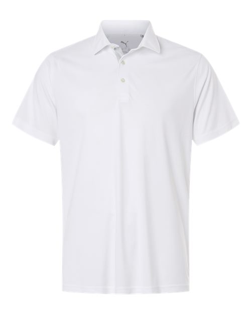 Puma Golf 629948, Men's Pure 2.0 Polo, White Glow