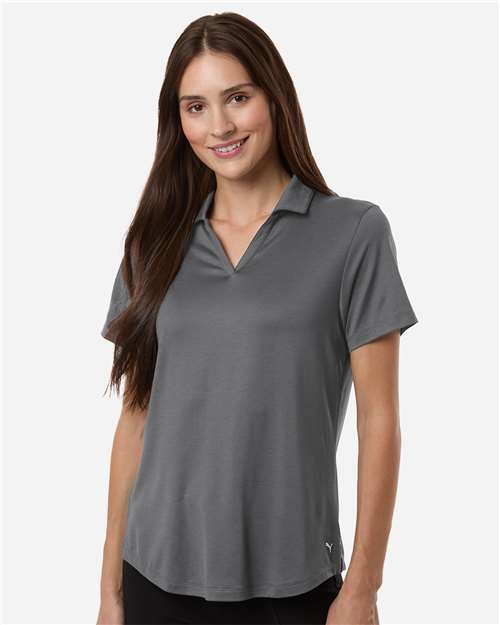 Puma Golf 631050, Women's Icon Polo 2.0, Slate Sky