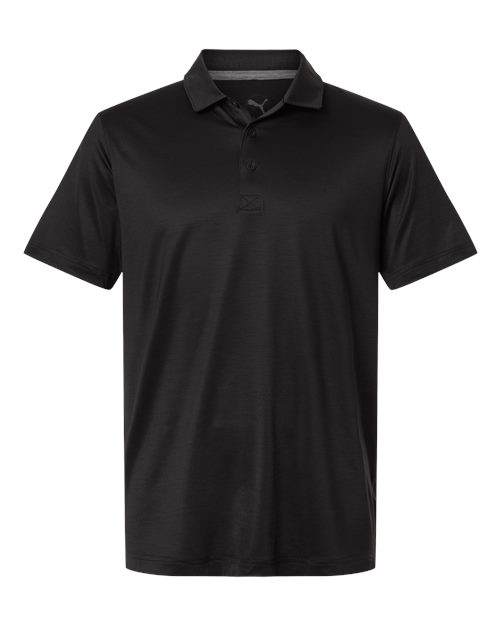 Puma Golf 631057, Men's Icon Heather Polo 2.0, Puma Black Heather
