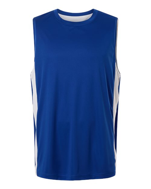 Team 365 TT115, Unisex Zone Performance Reversible Jersey, Sport Royal/ White