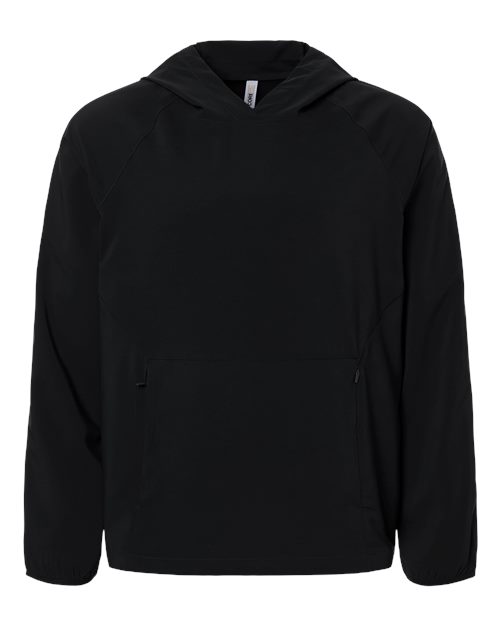 CORE365 CE520L, Men's Ultrauvp Shoreline Long Sleeve Hooded Pullover, Black