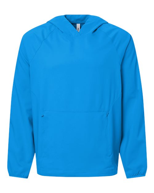 CORE365 CE520L, Men's Ultrauvp Shoreline Long Sleeve Hooded Pullover, Electric Blue