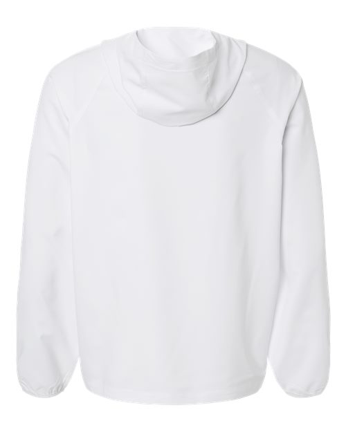 CORE365 CE520L, Men's Ultrauvp Shoreline Long Sleeve Hooded Pullover, White