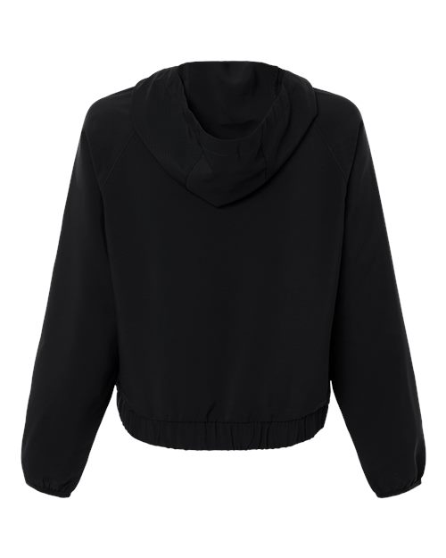 CORE365 CE520LW, Women's Ultrauvp Shoreline Long Sleeve Hooded Pullover, Black