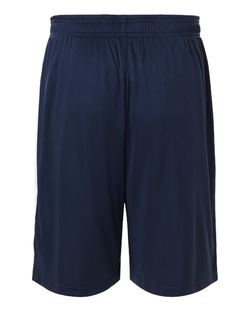 Team 365 TT115B, Unisex Zone Performance Reversible Shorts, Sport Dark Navy/ White