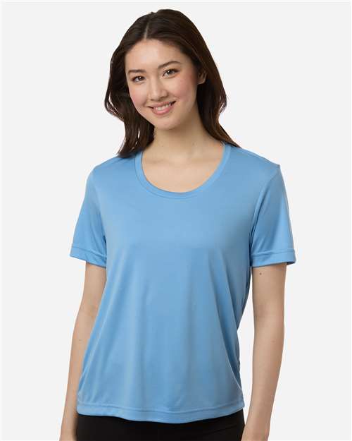 CORE365 CE10W, Women's Capital Performance T-shirt, Columbia Blue