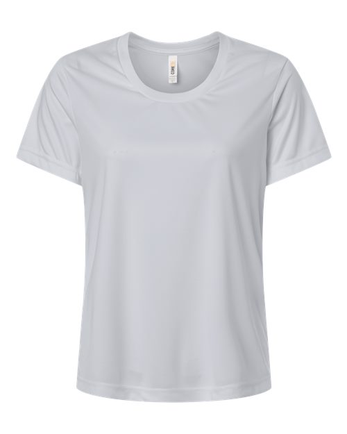 CORE365 CE10W, Women's Capital Performance T-shirt, Platinum