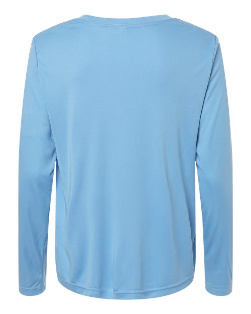 CORE365 CE10LW, Women's Capital Performance Long Sleeve T-shirt, Columbia Blue