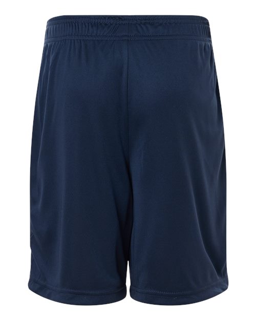 Team 365 TT115BY, Youth Zone Performance Reversible Shorts, Sport Dark Navy/ White