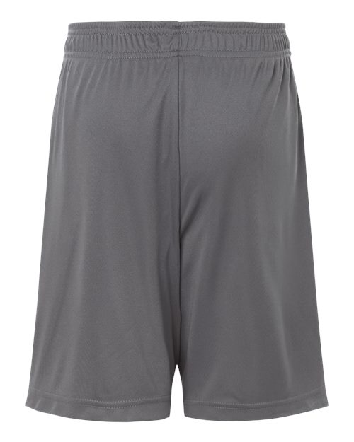 Team 365 TT115BY, Youth Zone Performance Reversible Shorts, Sport Graphite/ White
