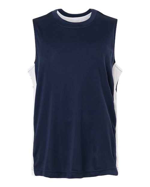 Team 365 TT115Y, Youth Zone Performance Reversible Jersey, Sport Dark Navy/ White