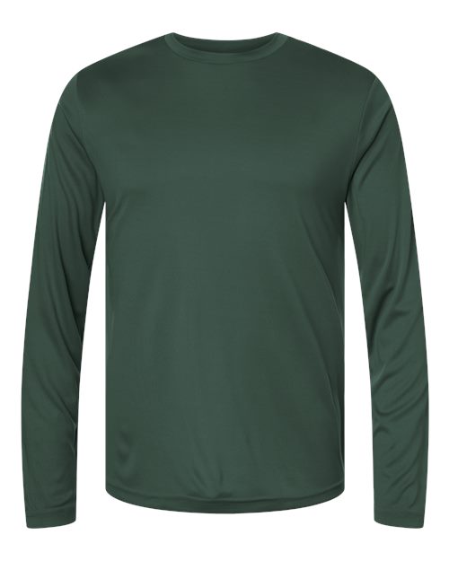 CORE365 CE10L, Unisex Capital Long Sleeve Performance T-shirt, Forest