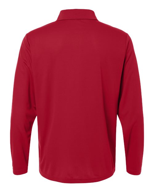 CORE365 CE108L, Men's Nova Performance Long Sleeve Pique Polo, Classic Red