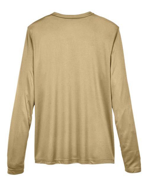 Team 365 TT11WL, Women's Zone Performance Long Sleeve T-shirt, Sport Vegas Gold