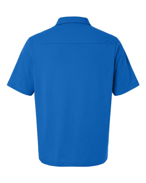 Devon & Jones DG102, Men's Seaton Pebble Textured Polo, French Blue