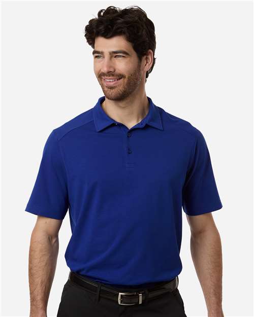 Devon & Jones DG102, Men's Seaton Pebble Textured Polo, Midnight Royal