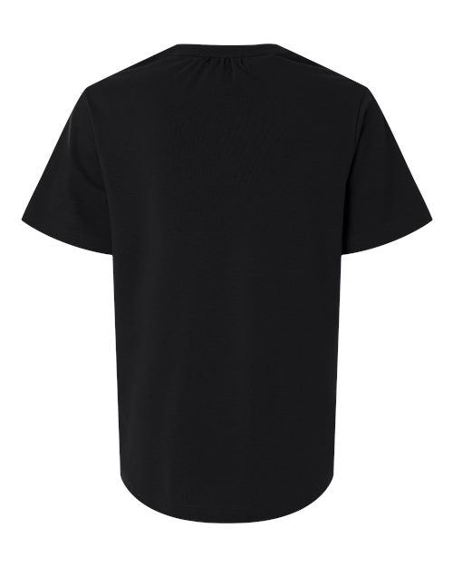 Devon & Jones DG102W, Women's Seaton Pebble Textured Polo, Black