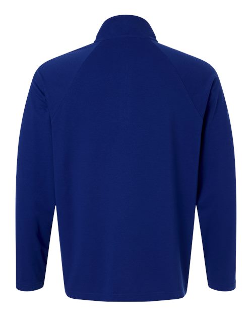 Devon & Jones DG402, Men's Seaton Pebble Textured Quarter-zip Pullover, Midnight Royal
