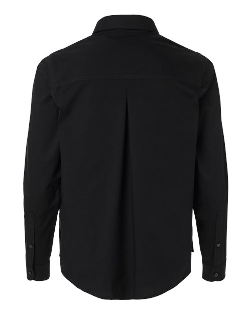 Devon & Jones DG505W, Women's Crownlux Performance Spencer Poplin Dress Shirt, Black